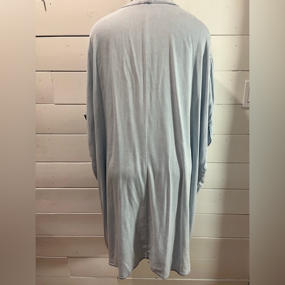 Draped Pale Blue Jacket – Azure Skies – S/M - Picture 11 of 11